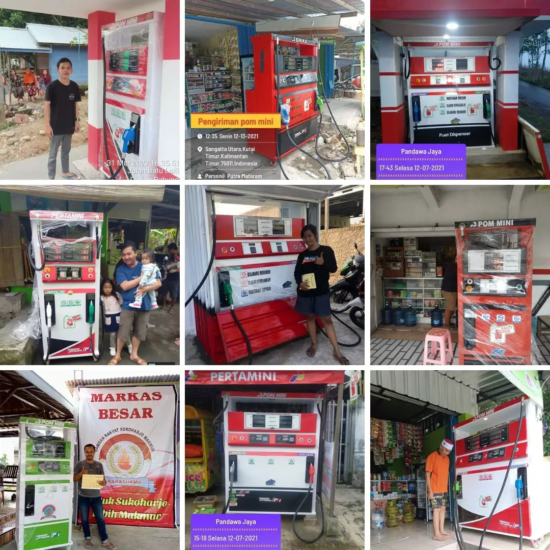 harga pompa bensin pertamini digital
